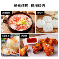 格兰仕(Galanz) 变频微波炉烤箱一体机光波炉23L家用平板易清洁900W速热智能解冻新款BM1(S2)