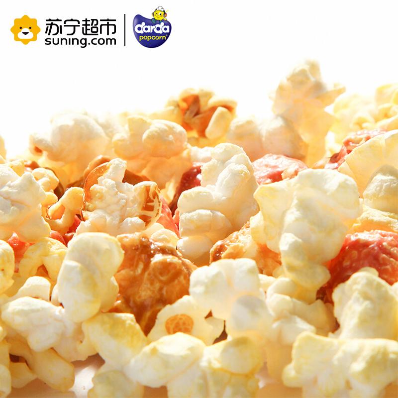 韩国进口 德拉达(Darda) 杯装草莓、焦糖、黄油味达爆米花(膨化食品)45g