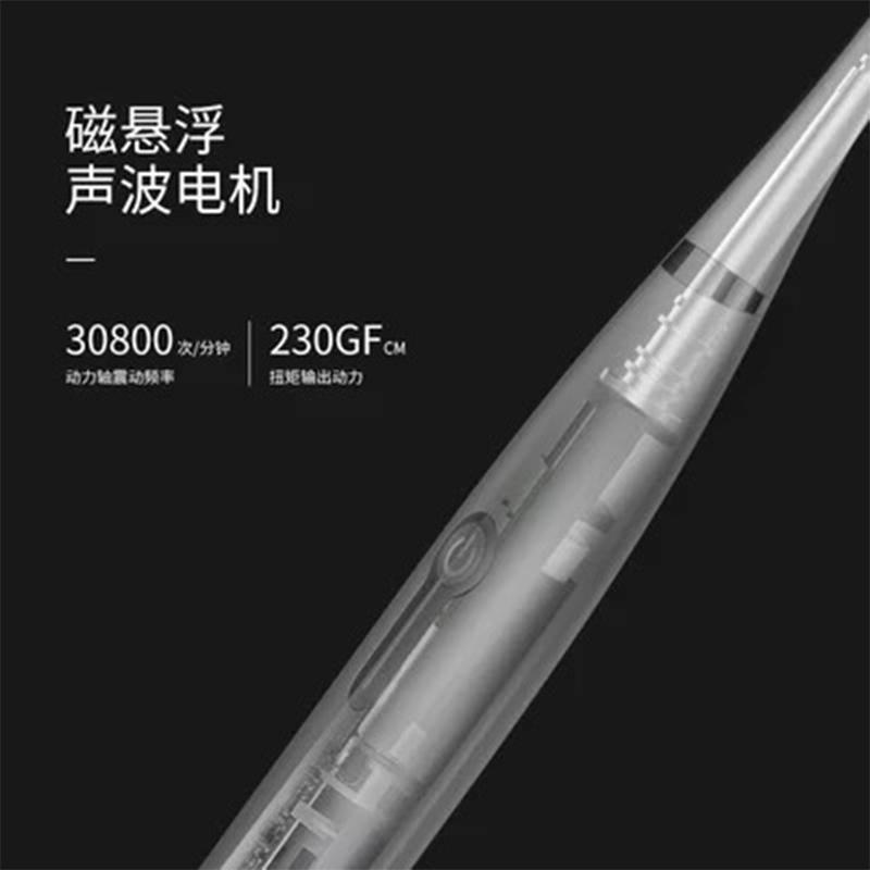 worms电动牙刷成人家用软毛超声波防水美白全自动网红款情侣牙刷 女王粉六档位充电款 配(原装6刷头+USB线)