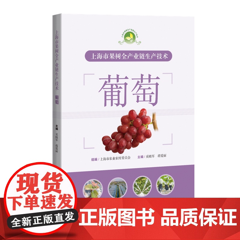 上海市果树全产业链生产技术葡萄 上海市农业农村委员会组编 上海科学技术出版社高清大图
