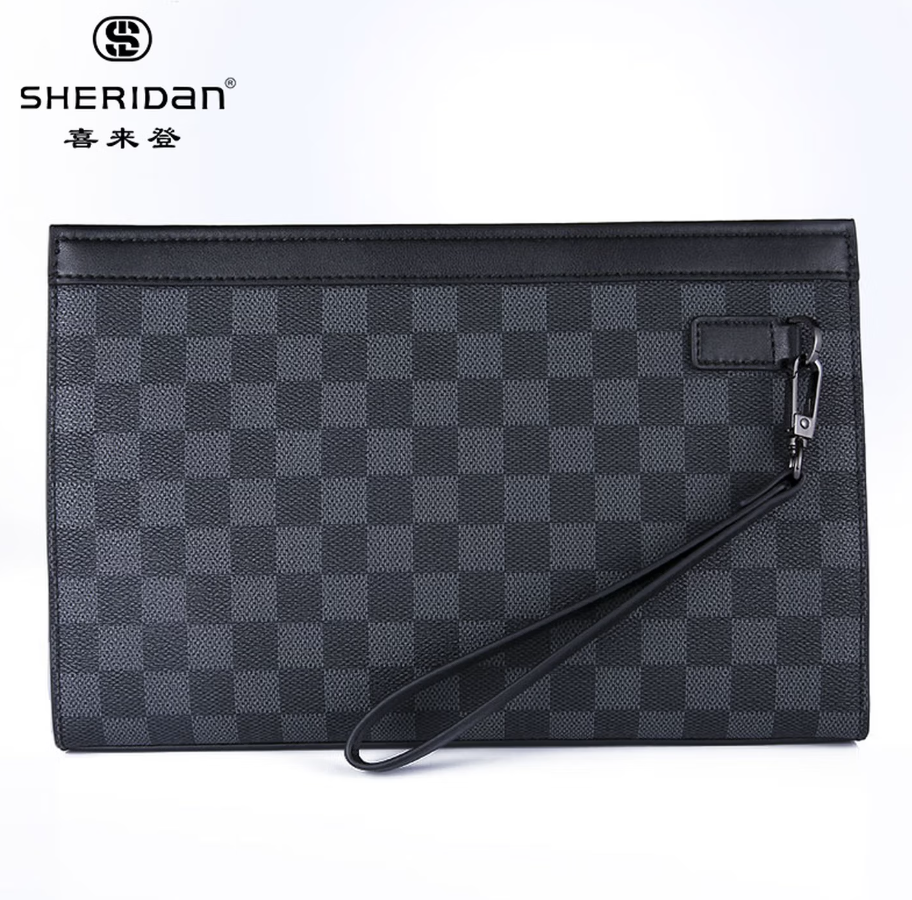 喜来登 精选头层牛皮,柔软耐磨;分格设计更实用方便。高清大图