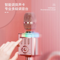 山水(SANSUI)F10麦克风无线话筒蓝牙手机全民K歌神器音响KTV直播专业声卡一体家用唱歌机
