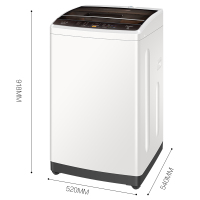 Haier/海尔8公斤 大容量 全自动家用波轮洗衣机 智能预约 宽水压宽电压设计 一键桶干燥EB80M019