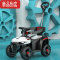 真智力儿童电动车四轮小孩遥控充电越野汽车男女宝宝手推可坐人玩具童车