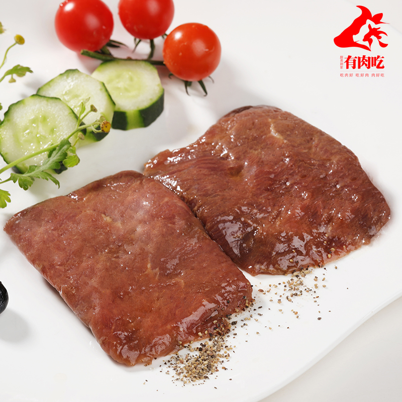 厨易到家有肉吃 黑椒牛排180g/盒*10盒 取自牛的外脊尾部位 富有弹性 鲜嫩多汁 吃起来香嫩 无草腥味高清大图