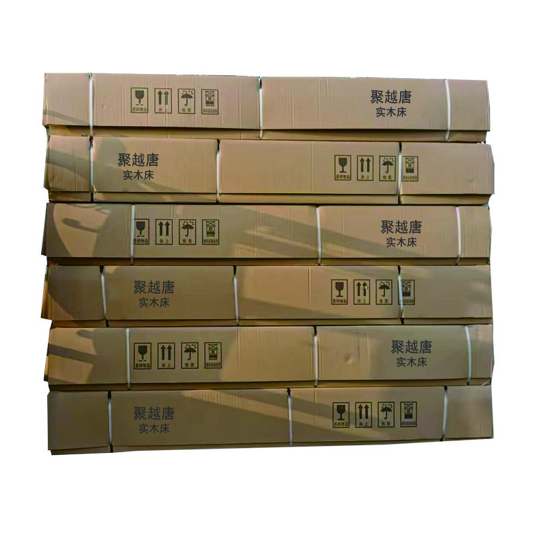 聚越唐JUYUETANG原木双人床加长款静静谧睡眠设计经典北欧高清大图