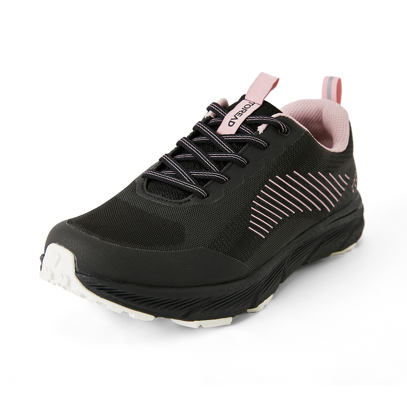 探路者女鞋跑鞋秋冬季防滑轻量跑步鞋运动户外女式加厚轻便网布透气高