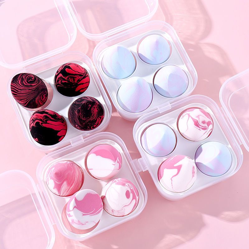 美妆蛋不吃粉软干湿两用马卡龙色独立包装