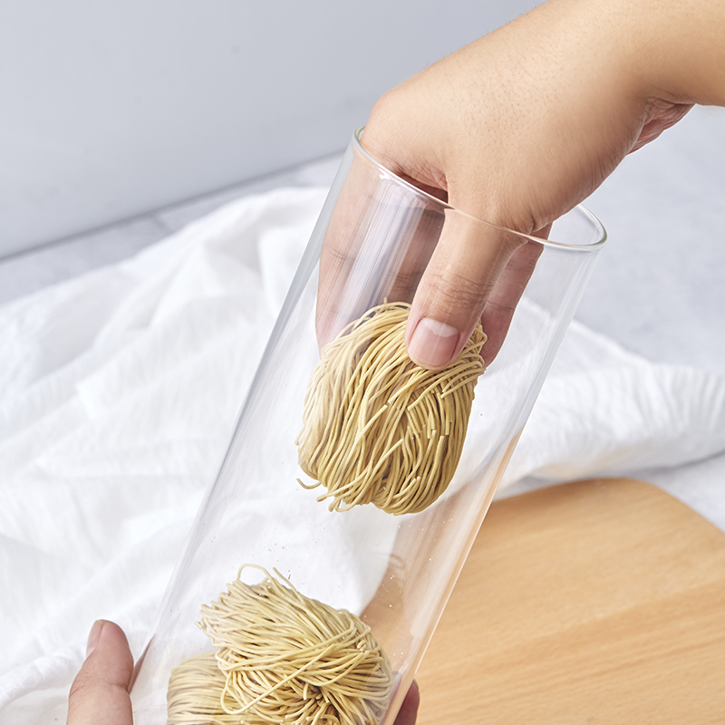 苏宁极物 高硼硅玻璃储物罐大小号密封罐杂粮储物收纳罐食品样品展示罐透明玻璃瓶广口储藏瓶