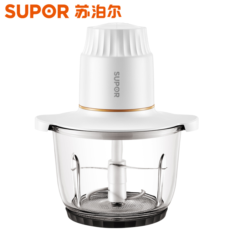 苏泊尔(SUPOR)绞肉机家用电动小型不锈钢多功能搅肉料理机搅拌机碎菜打馅一机多用JR10-300