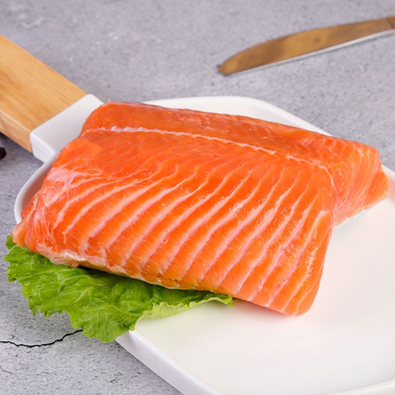 赛卡伊海鲜三文鱼整条刺身中段新鲜海鲜日式料理寿司生鱼片即食冷冻