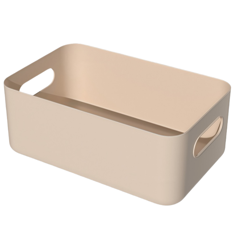 晨磊 收纳筐 奶茶黄不带盖 个高清大图