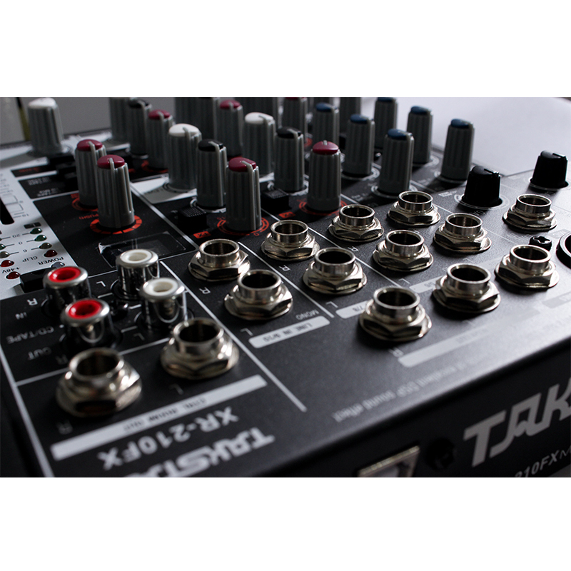 得胜(TAKSTAR) XR-210FX调音台网络K歌音频制作USB声卡带效果(10路调音台）