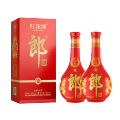 郎酒 红花郎红十 53度 500ml*2瓶 酱香型白酒 四代五代版本随机年份随机