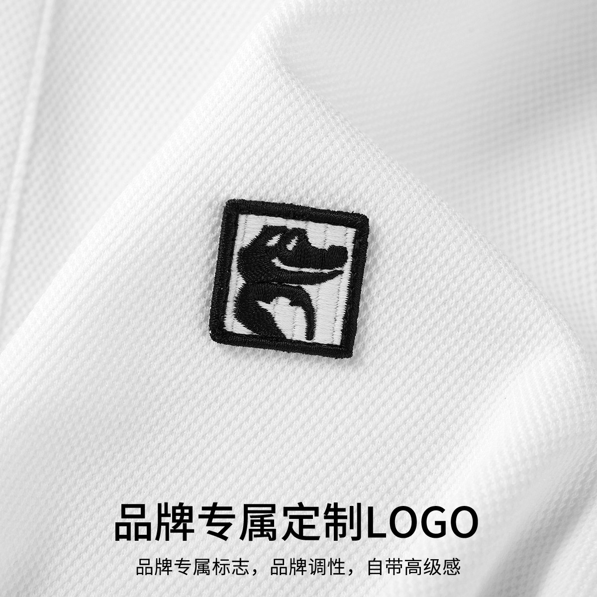 鳄鱼恤CROCODILE 男士POLO衫纯棉透气时尚简约商务休闲款修身版型高清大图