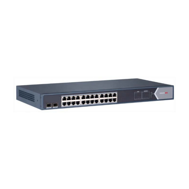 海康威视 DS-3E1526SP-E 24口低功率轻网管千兆POE交换机