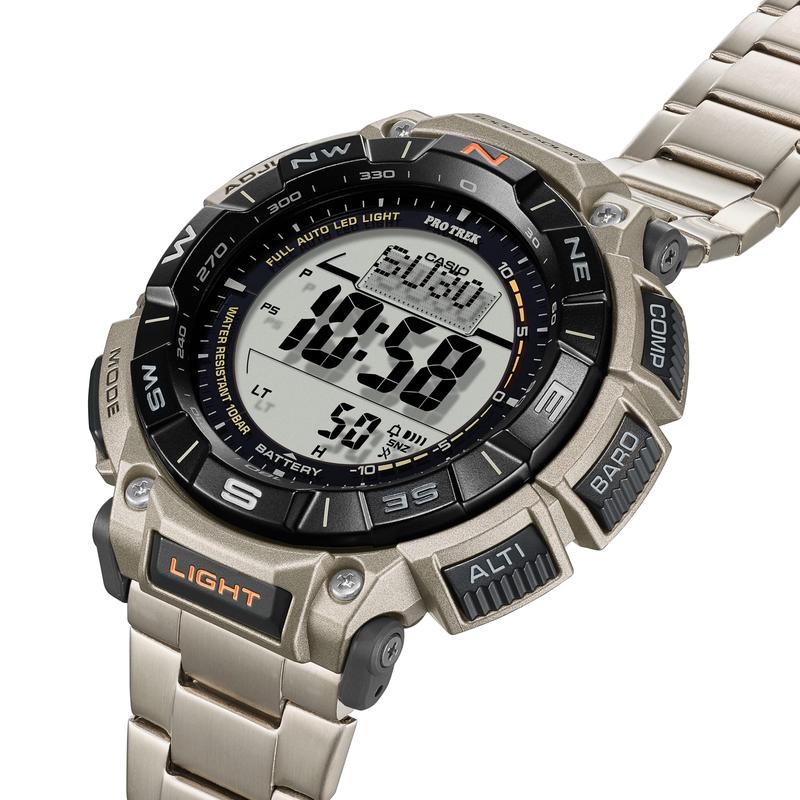 CASIO 卡西欧太阳能户外运动男表PRG340T7eco材料高清大图