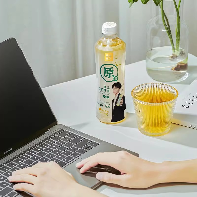 金尘茶无糖茶饮料500ml*15瓶高清大图