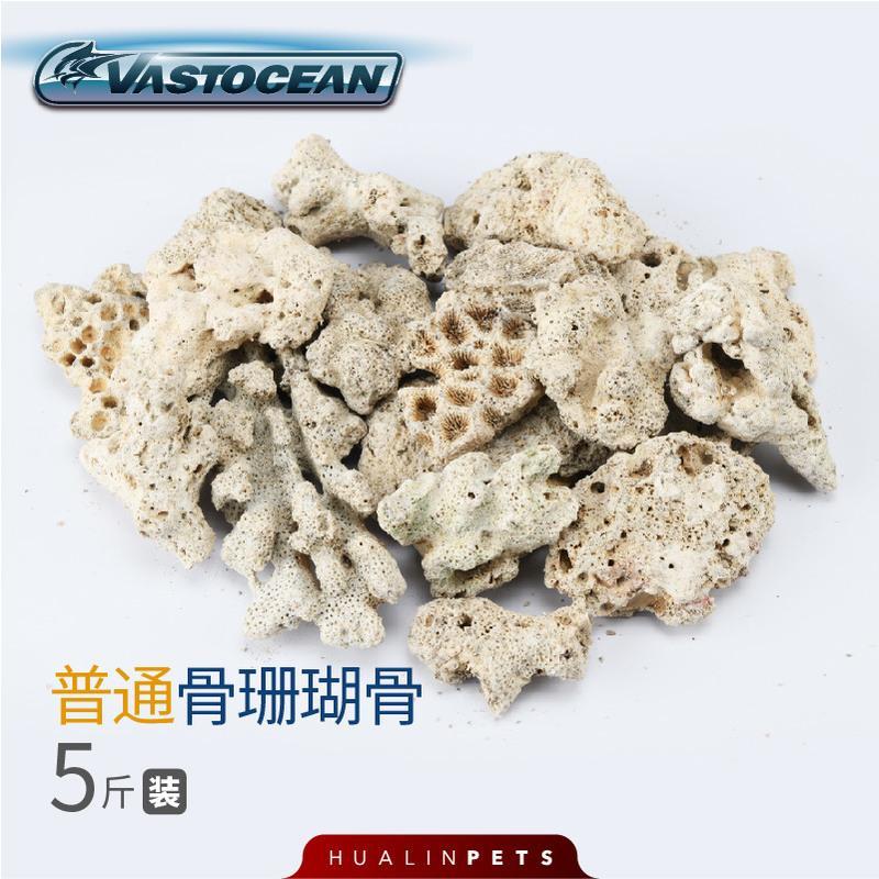 珊瑚砂底砂 珊瑚沙珊瑚骨鱼缸底砂 鱼缸过滤鱼缸滤材 普通骨珊瑚骨5斤装