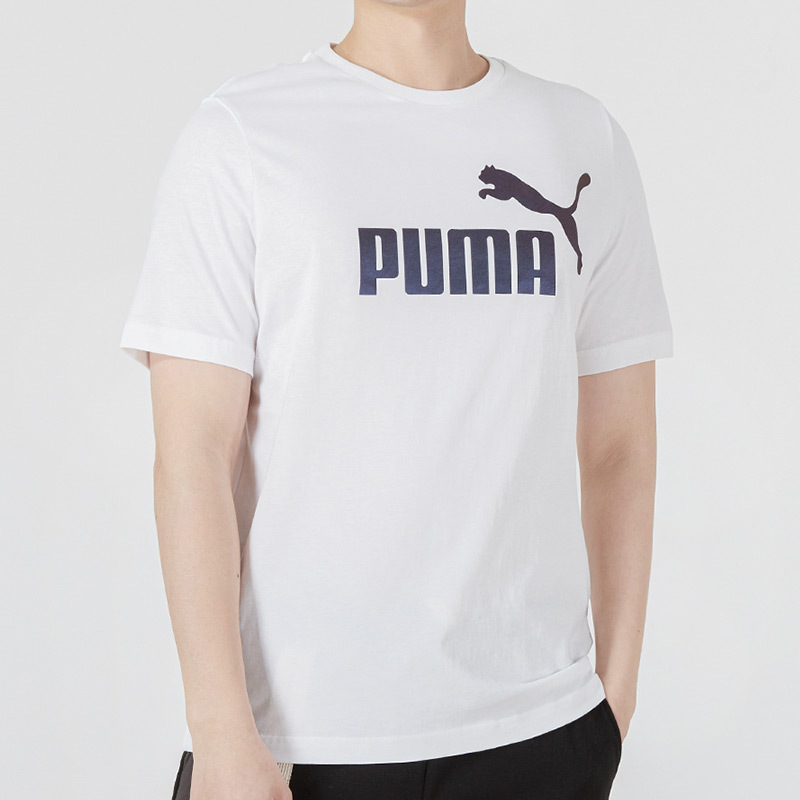 PUMA彪马短袖男装2022春季新款宽松运动服休闲半袖T恤849563-02