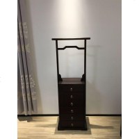 新中式酒店别墅实木床禅意1.8米双人床小户型1.5米卧室成套家具_573_396 1800mm*2000mm_斗柜_框架结构