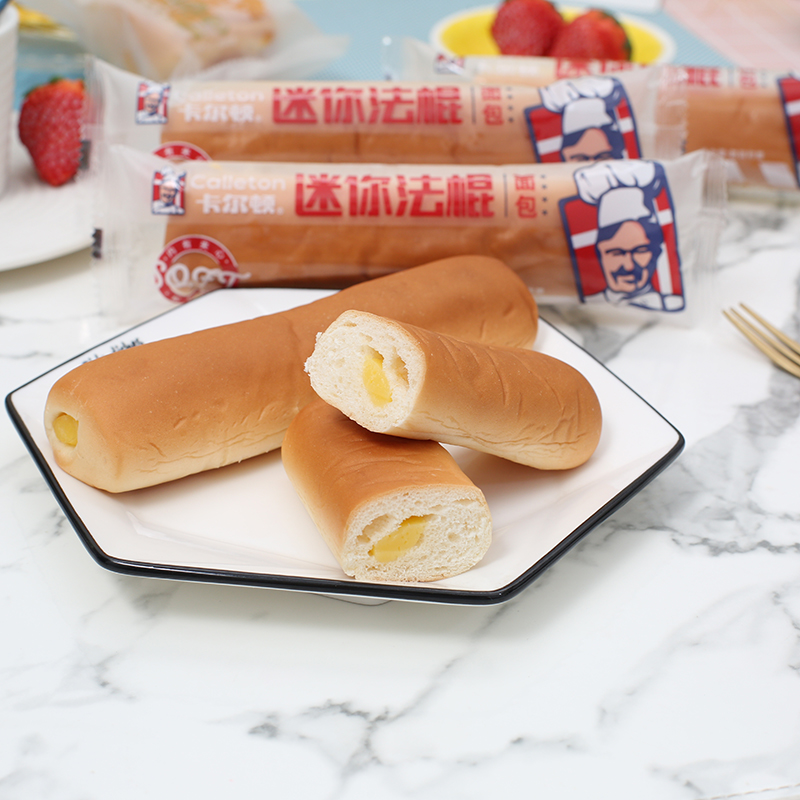 卡尔顿迷你法棍夹心面包560g 糕点休闲食品早餐零食营养小吃整箱