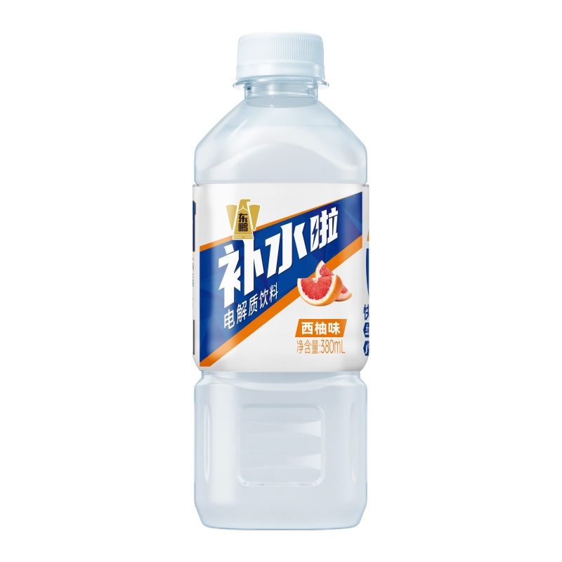 东鹏特饮补水啦电解质水380ml*15瓶西柚味运动跑步快速补充水分果味饮料高清大图