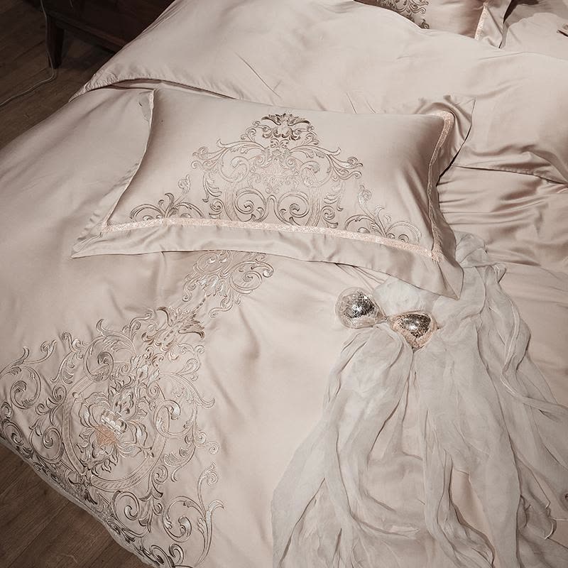 新款60S天丝绣花四件套图片