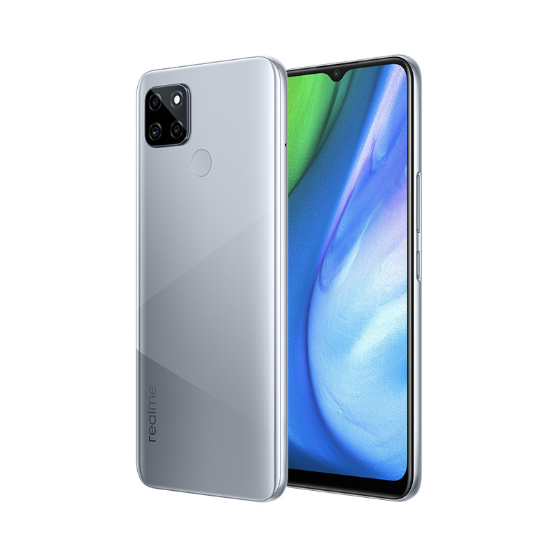 realme 真我V3 5G手机 月光银 6GB+128GB 5000mAh超大电池 6.5英寸超大护眼屏 SA/NSA 双模5G OPPO提供售后支持