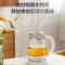 美的(Midea)养生壶MK-YSNC15多功能触控玻璃显示板4档调温冲泡智能预约和保温