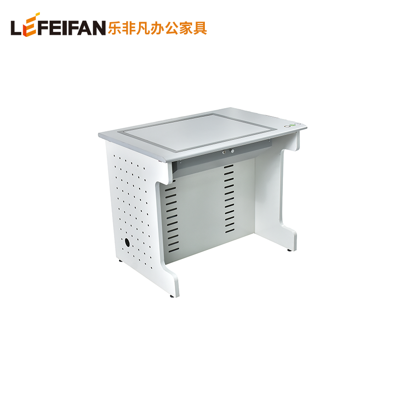 乐非凡办公家具 C型单人翻转桌 800*600*750mm 套高清大图