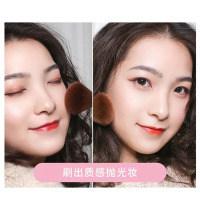 稚优泉化妆刷子粉底腮红遮瑕刷修容散粉阴影刷美妆定妆刷便携单支轻羽眼影刷