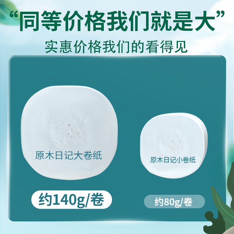 [补贴10%]卫生纸纸卷纸家用卷筒纸卫生间厕所手纸巾厕纸大卷 9斤32卷[加量特粗卷]高清大图