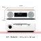 Yamaha/雅马哈 TSX-B237 家用无线蓝牙桌面音响收音机卧室床头胎教音箱 迷你CD播放器 桦木白