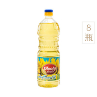 蒂罗利 乌克兰原装进口葵花籽油1Lx8瓶装