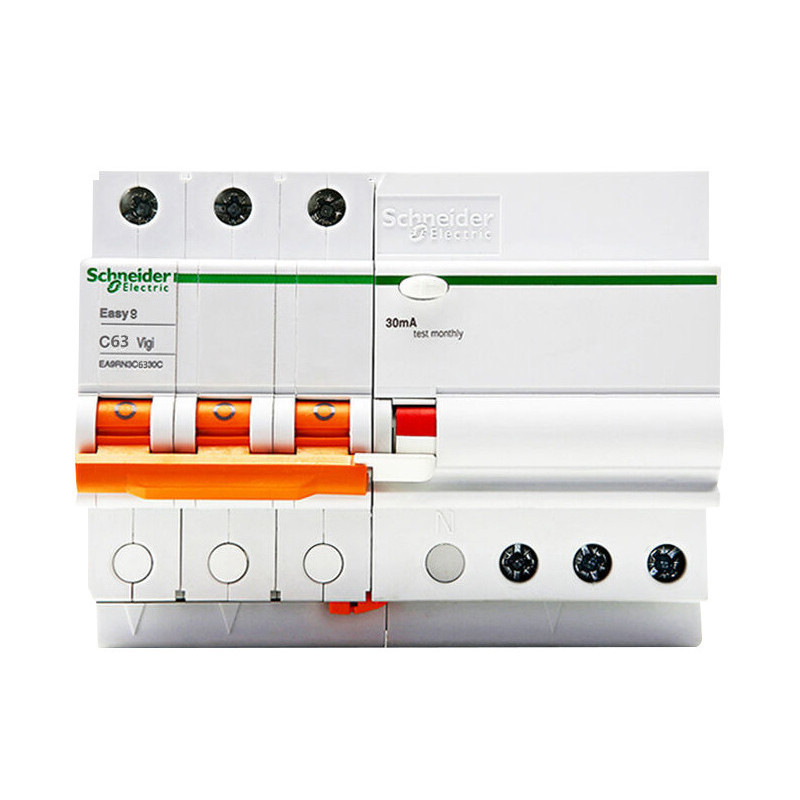 施耐德电气(Schneider Electric) E9系列 漏保空气开关3P63A 带漏电保护器