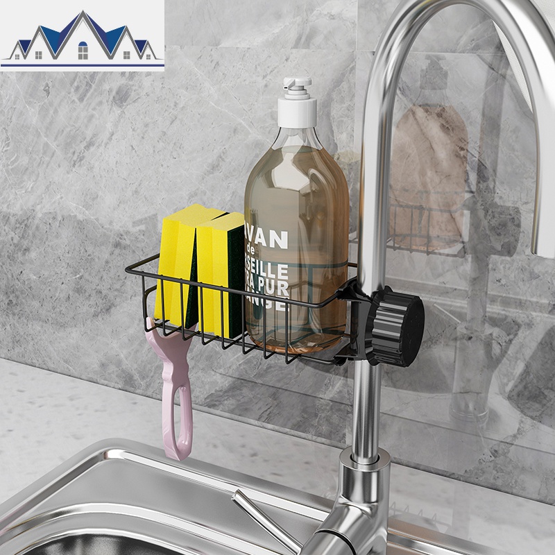 304不锈钢水龙头置物架厨房用品家用大全水水池收纳神器沥水篮_3_448高清大图
