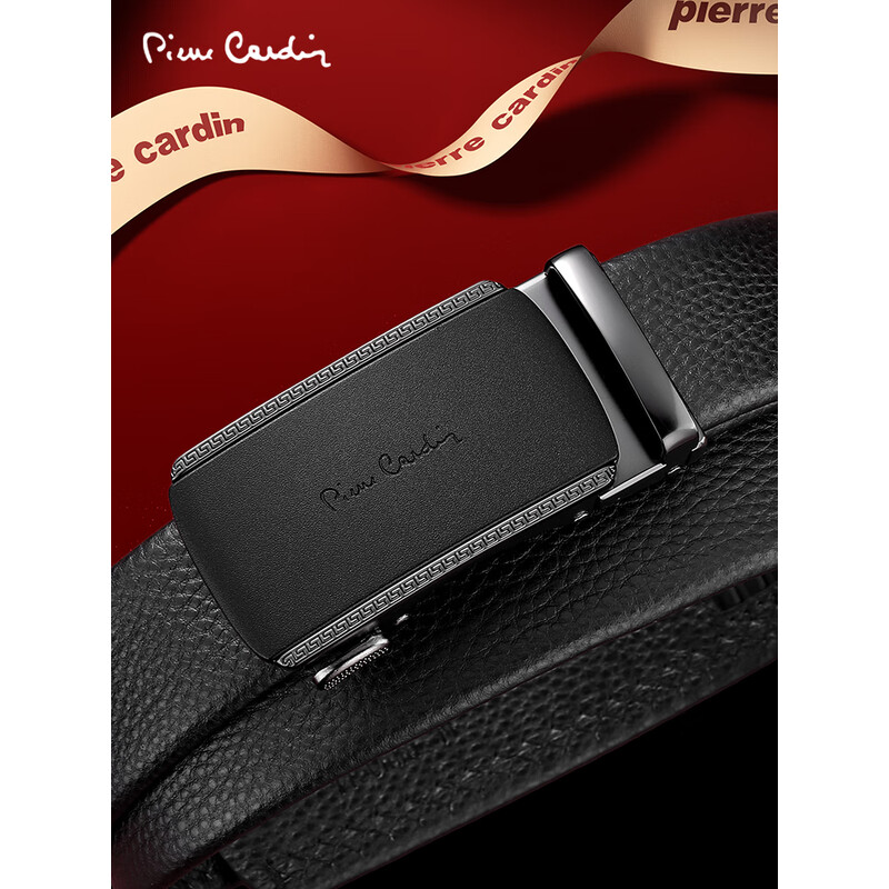 皮尔卡丹(pierre cardin)新款休闲男式自动扣皮带 W43814231-6A高清大图