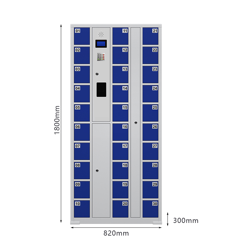 臻远 ZY-SJGB-09 智能手机柜电子设备寄存柜储物柜 30门刷卡款高清大图
