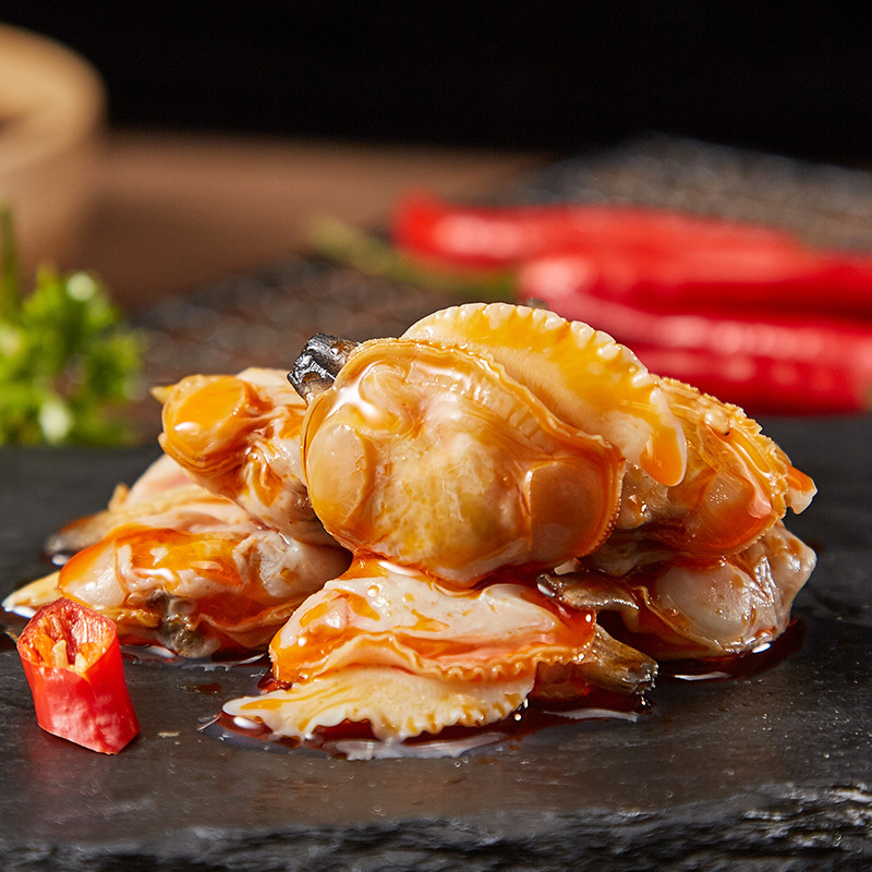 海狸先生香辣花蛤麻辣花甲开袋即食蚬子肉干大连特产海鲜零食小吃 80g*1袋香辣味(休闲零食)