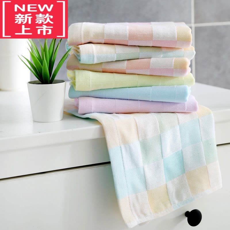 可莉允纱布毛巾洗脸巾大人儿童速干日用超薄吸水长方形棉纱吸汗面巾图片