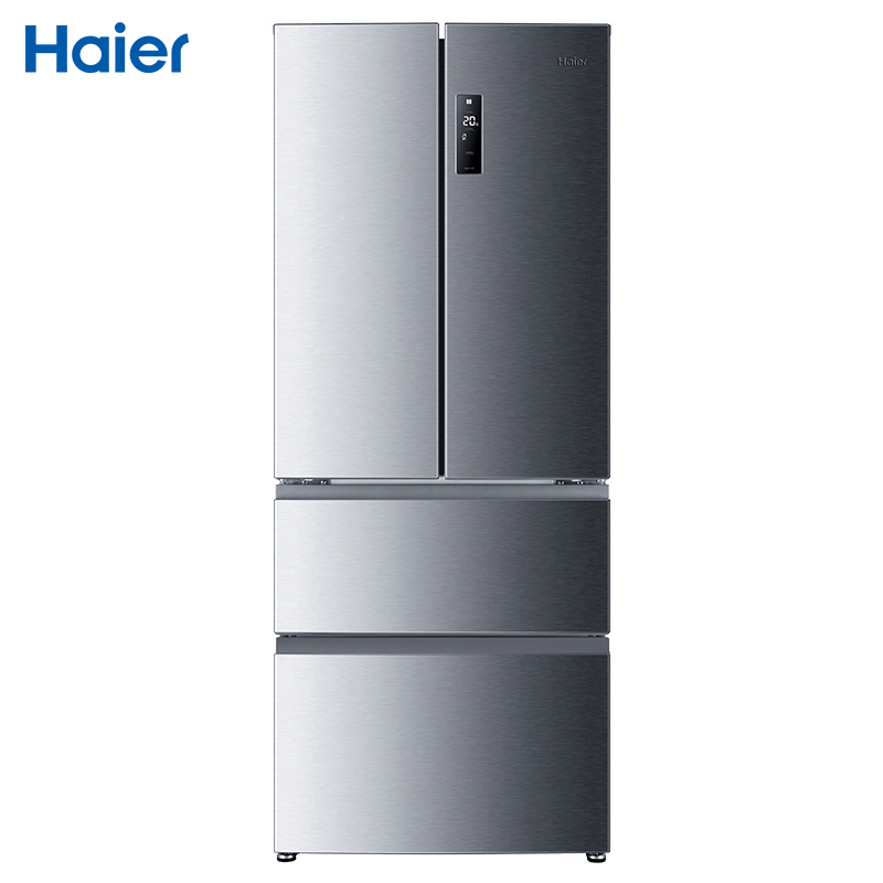 海尔(Haier)402升 法式多门冰箱 风冷无霜 T·ABT杀菌 触屏智控 家用电冰箱 BCD-402WDBA高清大图