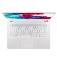 ASUS/华硕顽石K505BP9000 15.6英寸窄边框轻薄本便携商务办公学生手提笔记本电脑 E2-9000 8G 500GB+128GB固态 2G独立显卡 定制版 白色