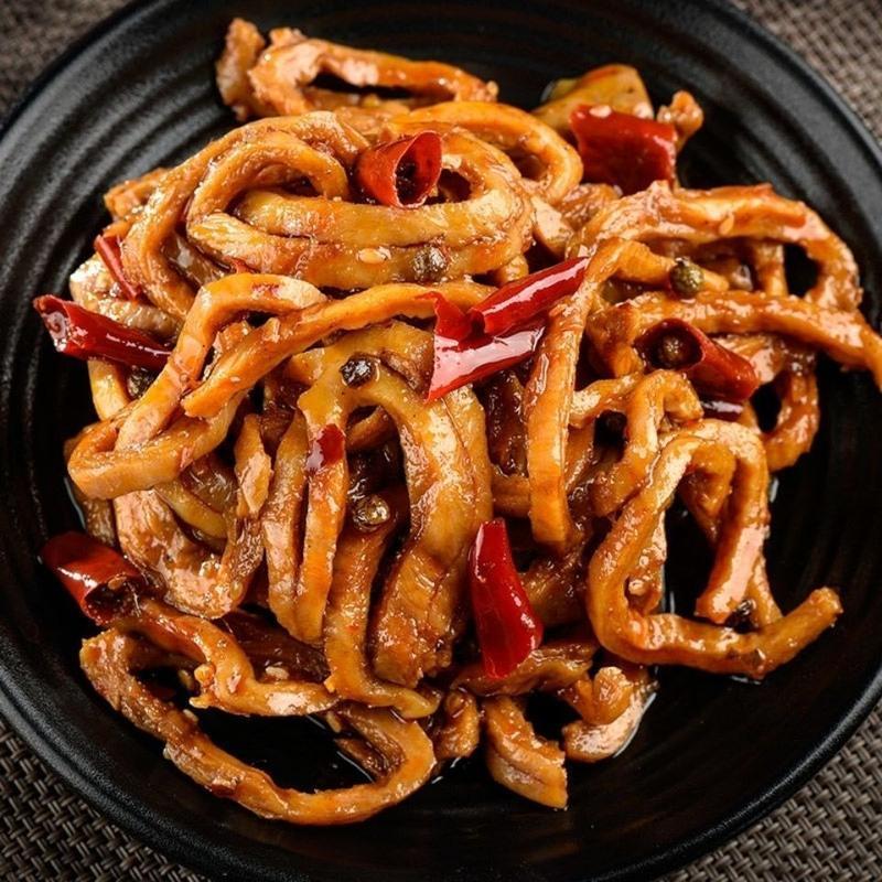 特产麻辣猪肚条卤味熟食即食网红零食香辣味小吃