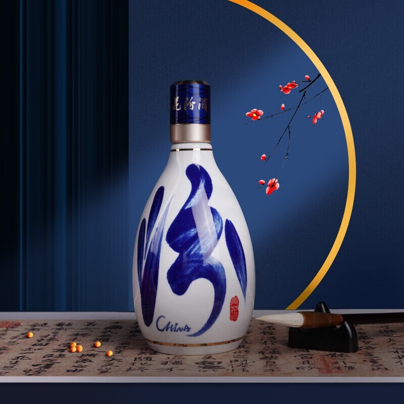 汾酒 青花30复兴版 清香型白酒 53度 500mL 双瓶装含礼袋 年份随机