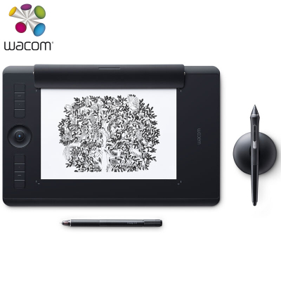 和冠 Wacom PTH-860/K1-F 影拓Pro 数位板 手写板 绘图板 电磁压感式 蓝牙/USB2.0连接 黑色