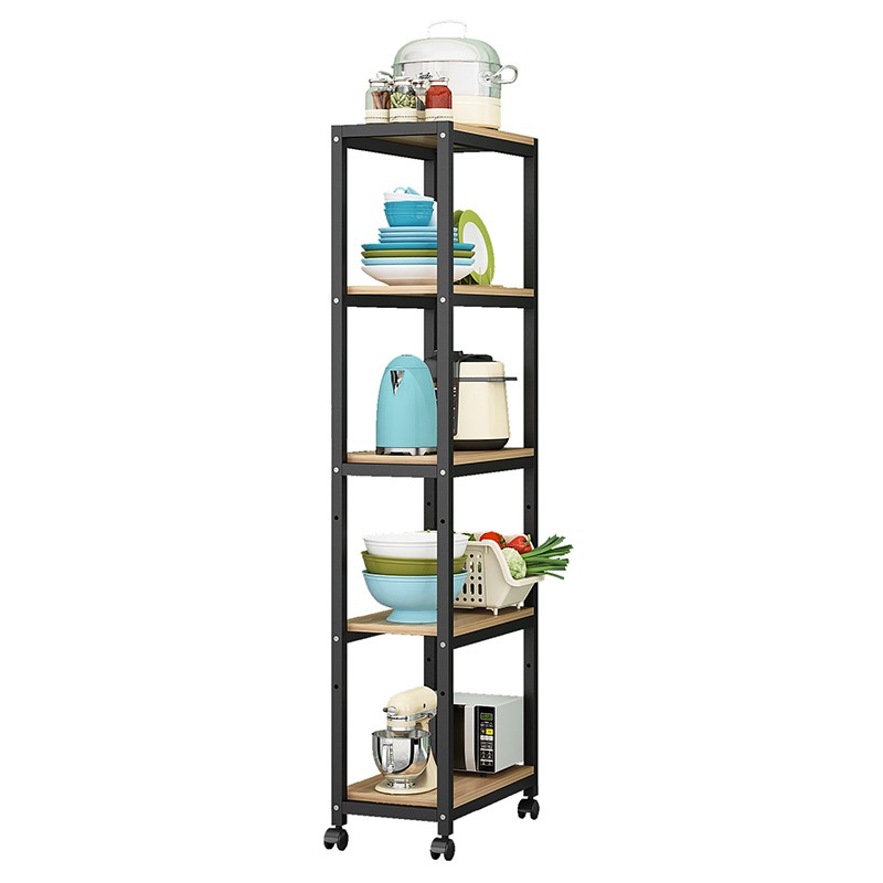 厨房夹缝置物架收纳缝隙置物架落地多层冰箱超窄架子20cm25cm30cm收纳层架 三维工匠高清大图