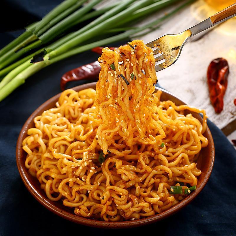 国圆超辣火鸡面泡面速食干拌面12包国产火鸡面清真方便面整箱