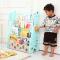宝宝书架儿童书架绘本架幼儿落地卡通塑料收纳简易幼儿园小书柜儿