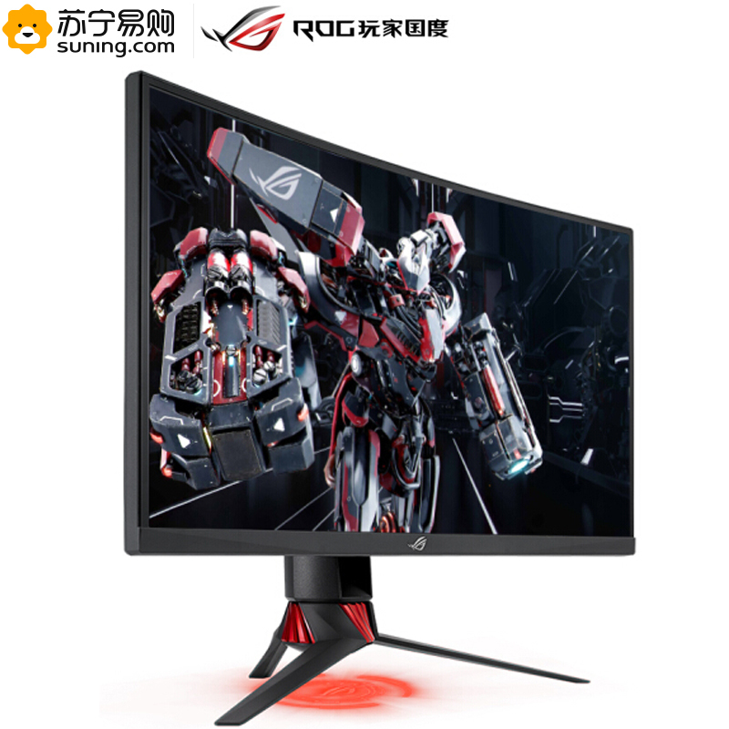 华硕(ASUS)ROG Strix XG27VQ 27英寸144HZ 1800R Free-Sync旋转升降AURA-RGB电竞显示器(HDMI/DP/DVI)
